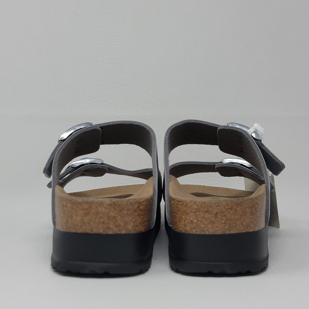 Birkenstock Arizona Flex Platform Womens US Size 9 Narrow Sandals Stone Coin NWB - Picture 6 of 10